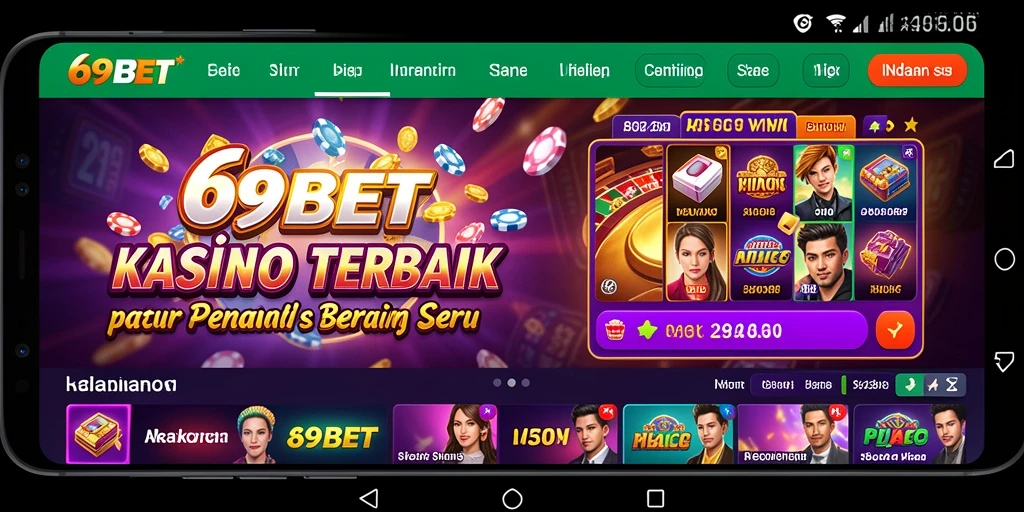 Tampilan gameplay menarik di 69BET menunjukkan keseruan bermain Kasino.