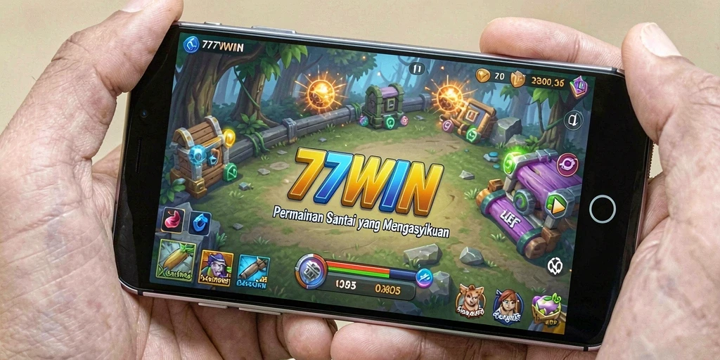 Tampilan gameplay 77WIN yang menarik dan santai.
