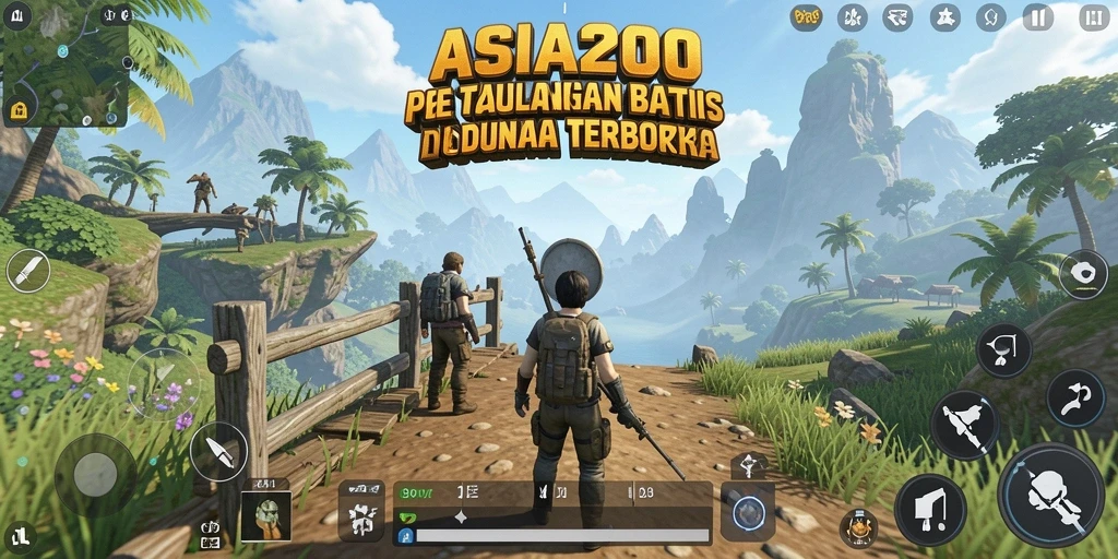 Tangkapan layar gameplay ASIA200 menampilkan eksplorasi dunia terbuka yang menakjubkan.