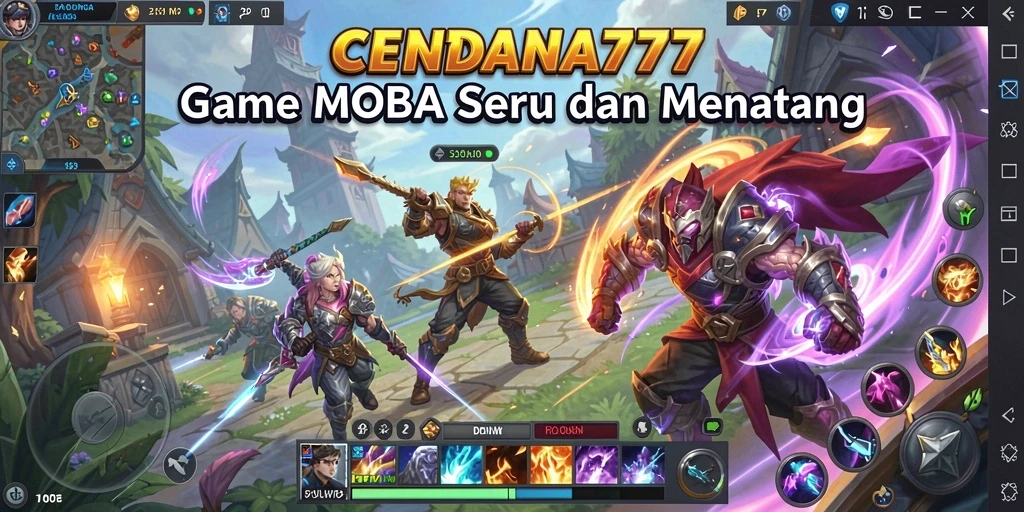 Tangkap momen menegangkan dalam CENDANA777 dengan gameplay MOBA.