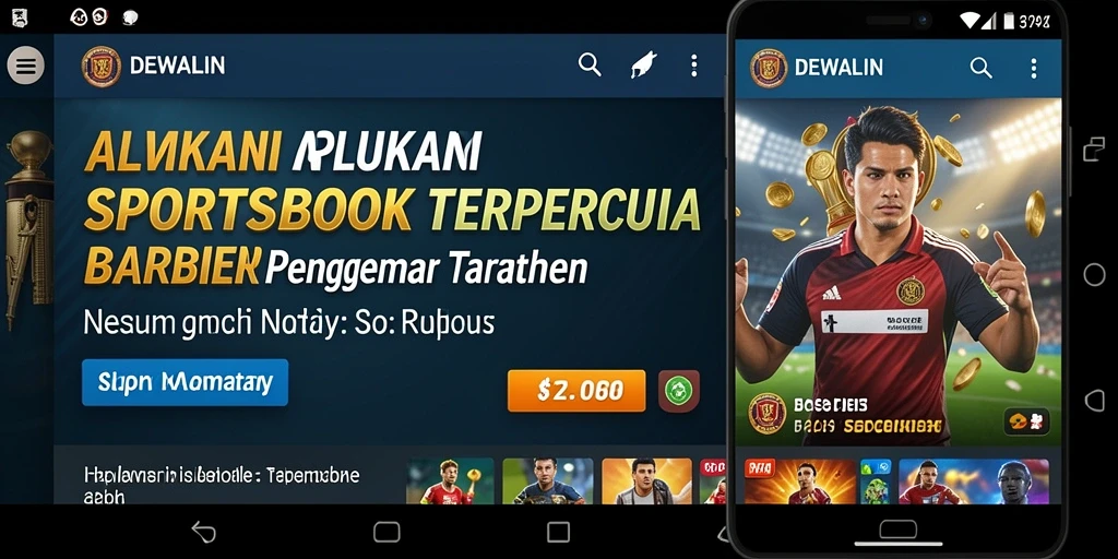 Tampilan menarik dan interaktif dari gameplay Sportsbook DEWALIN.