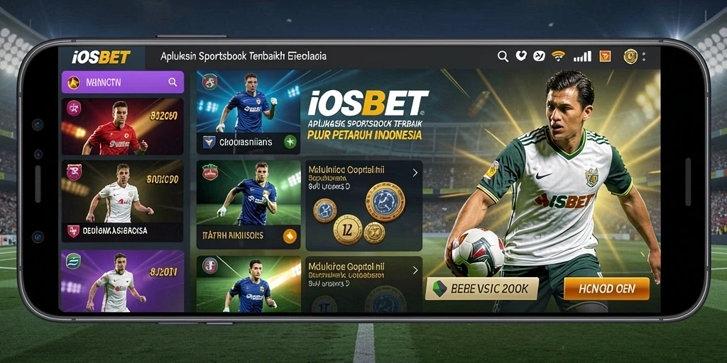 Tampilan menarik dan gameplay interaktif Sportsbook IOSBET.