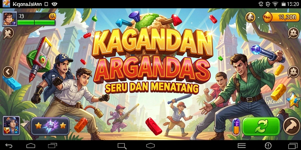 Tampilan dinamis gameplay KAGANDAN yang mengasyikkan.