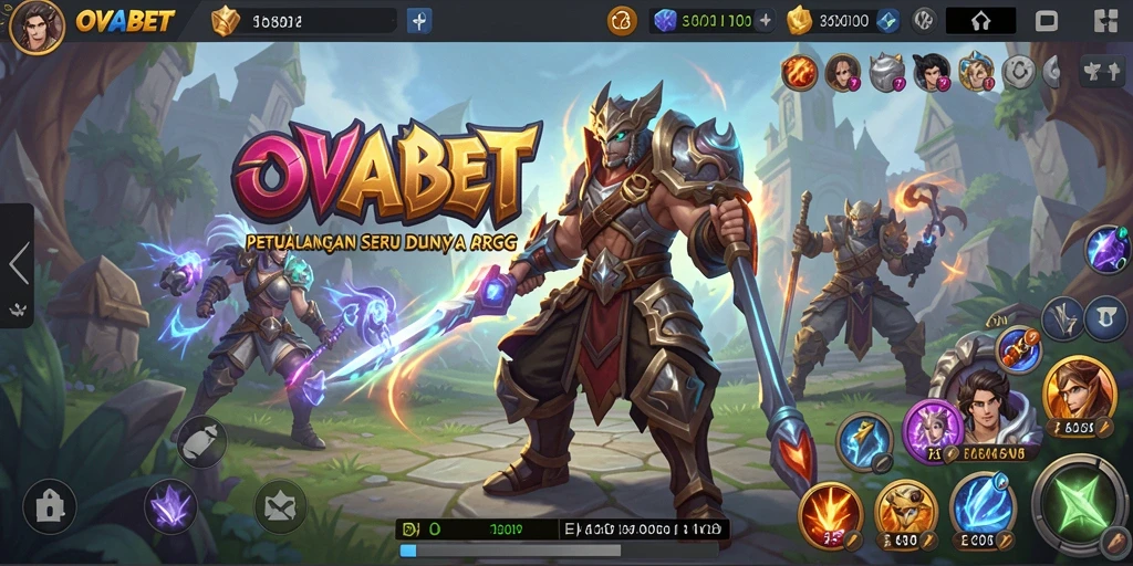 Tampilan gameplay seru dalam OVABET dengan aksi ARPG yang mendebarkan.