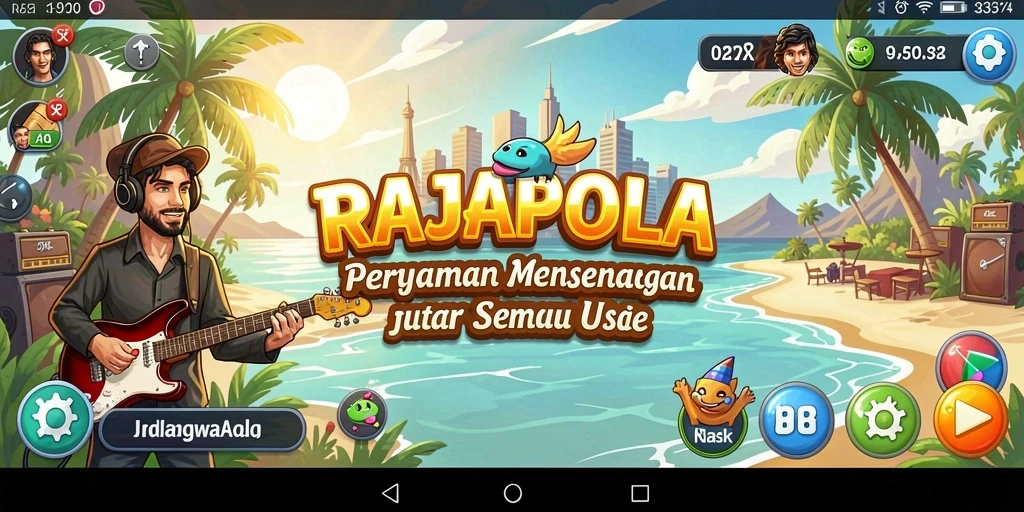 Tampak Gameplay Menarik dan Interaktif dari RAJAPOLA.