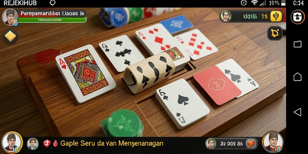 Tampilan gameplay seru di REJEKIHUB dengan teman-teman.