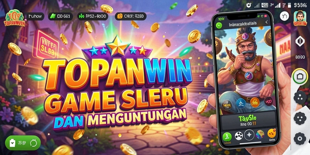 Screenshot gameplay TOPANWIN dengan tampilan menarik dari mesin slot.